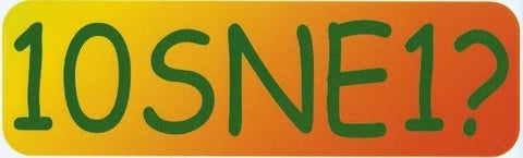 10"x3" 10SNE1 Tennis Anyone Vinyl Bumper Sticker Window Decal Stickers Decals