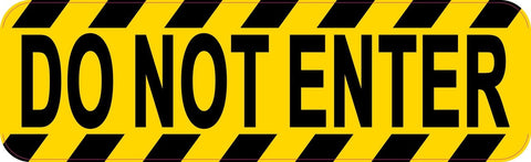 StickerTalk® Brand 10in x 3in Do Not Enter Magnet Magnetic Sign