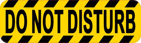 10in x 3in Do Not Disturb Sticker Vinyl Window Decal