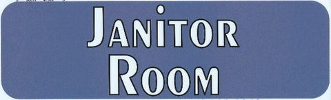 10" x 3" Janitor Room Business Signs Bumper Stickers Safety car window decals