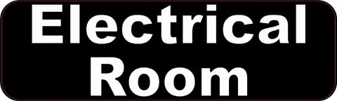 10"X3" Electrical Room Business Sign Signs Stickers Window Decals Decal Sticker