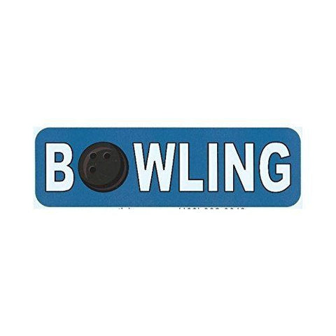 10" x 3" Bowling Bumper Sticker Window Decal Truck Stickers Vinyl Car Decals