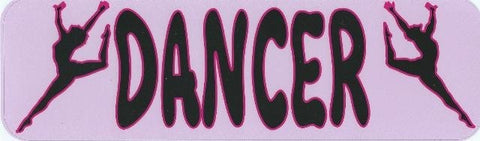 StickerTalk® Brand 10in x 3in Dancer Vinyl Bumper magnet  Car magnetic  Truck magnets