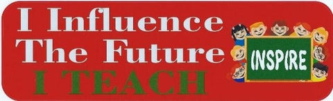 10"x3" Influence the Future Bumper Sticker Window Decal Stickers Car Decals