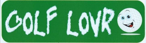 10" x 3" Golf Lovr Lover Bumper Stickers window decals decal sticker golfer